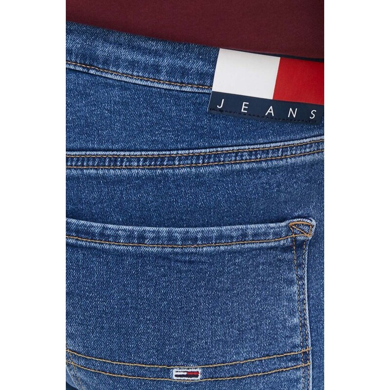 Džíny Tommy Jeans pánské, tmavomodrá barva, DM0DM18749