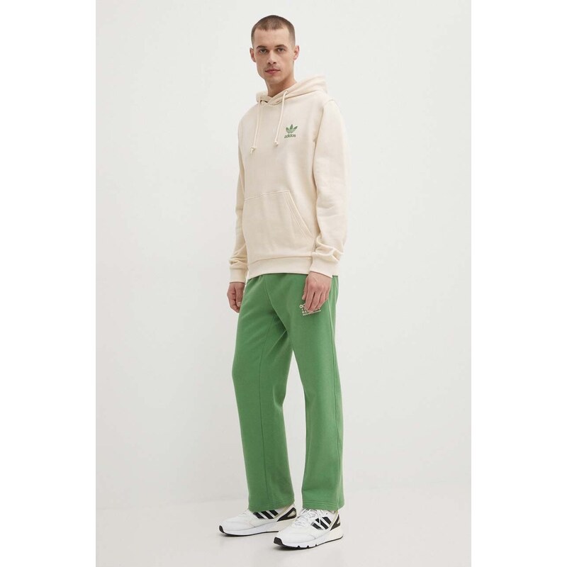 Bavlněné tepláky adidas Originals zelená barva, IR9328