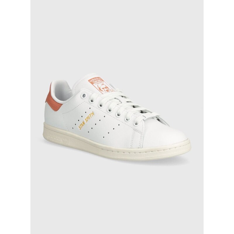 Kožené sneakers boty adidas Originals Stan Smith W bílá barva, IE0468