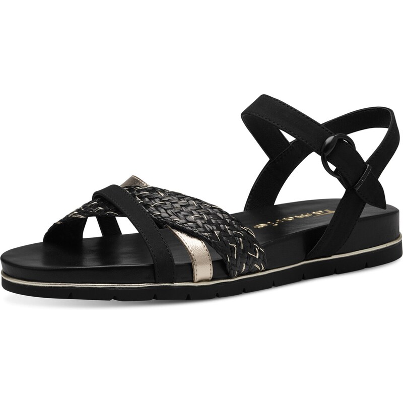 Tamaris Sandály zlatá / černá 92365666