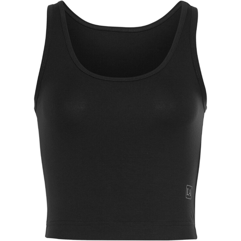 LASCANA ACTIVE Sportovní top šedá / černá