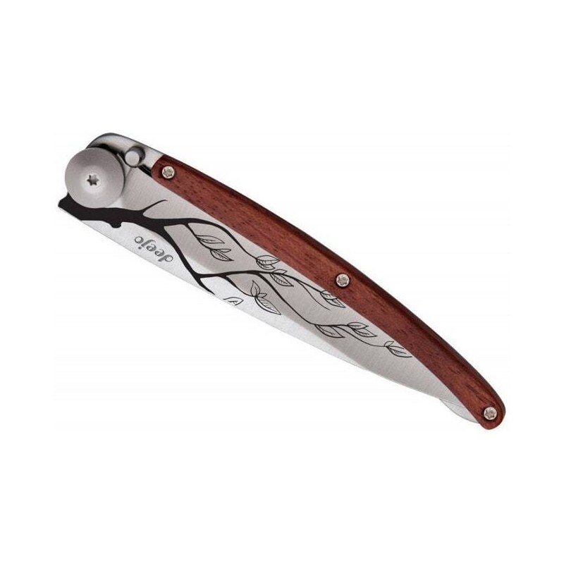 Deejo kapesní nůž Tattoo 37g Tree Coralwood