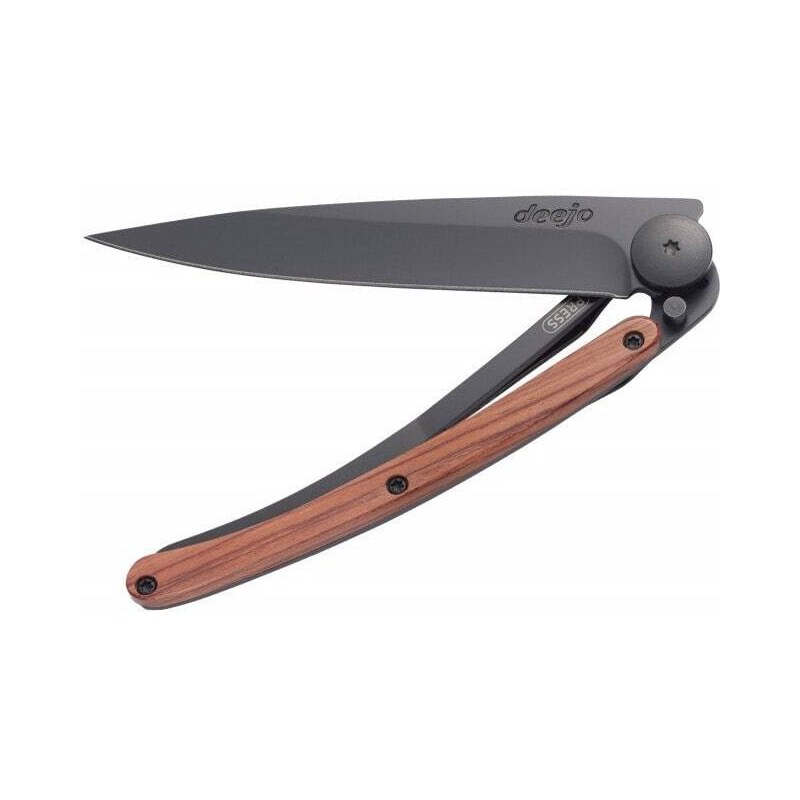 Deejo skládací nůž Black 37g coralwood
