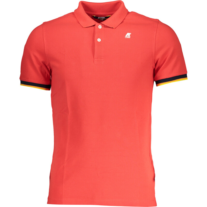 Červené pánské polo triko K-WAY