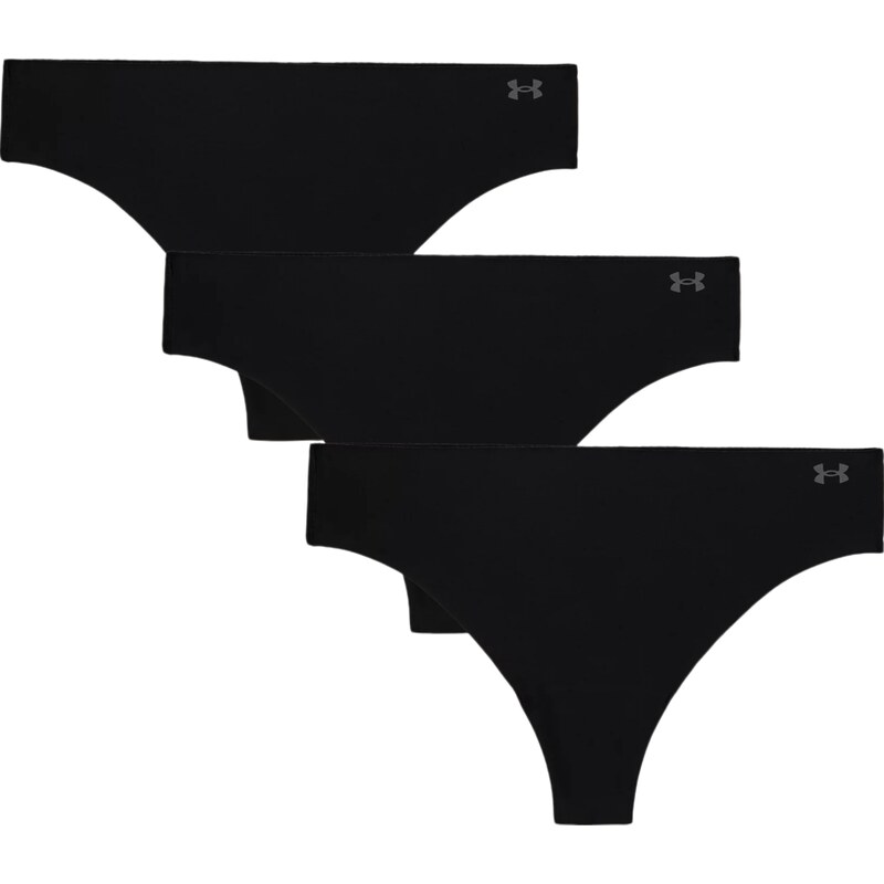 Kalhotky Under Armour Pure Stretch 3-Pack No Show Thong 1383893-001