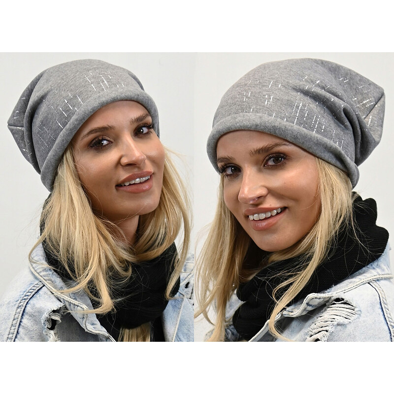Fashionweek Bavlněná dámská čepice BEANIA šmoulinka ZIZI-SMERF