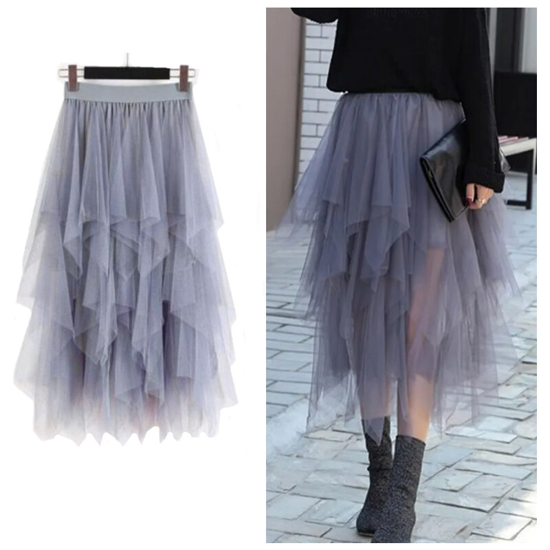 Fashionweek Dámská sukně dlouhat ylová sukně ROCK STAR M-01
