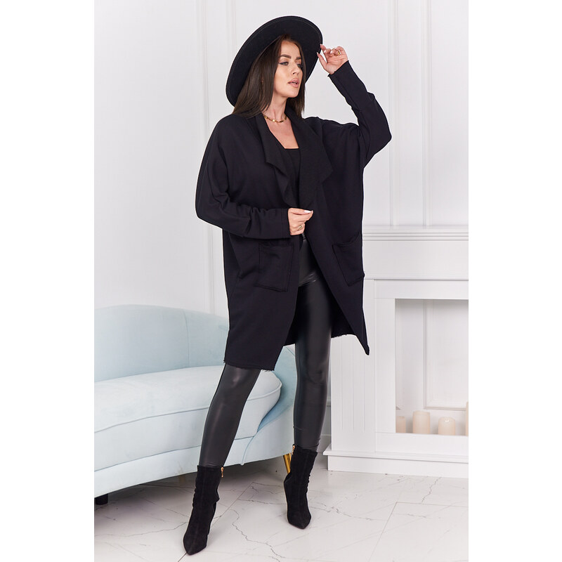 Fashionweek Bavlněná přehozka stylový ,lehký kabát s kapsami K9587