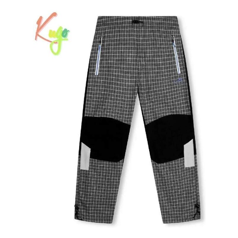 Chlapecké outdoorové plátěné kalhoty Kugo FK7607, šedé