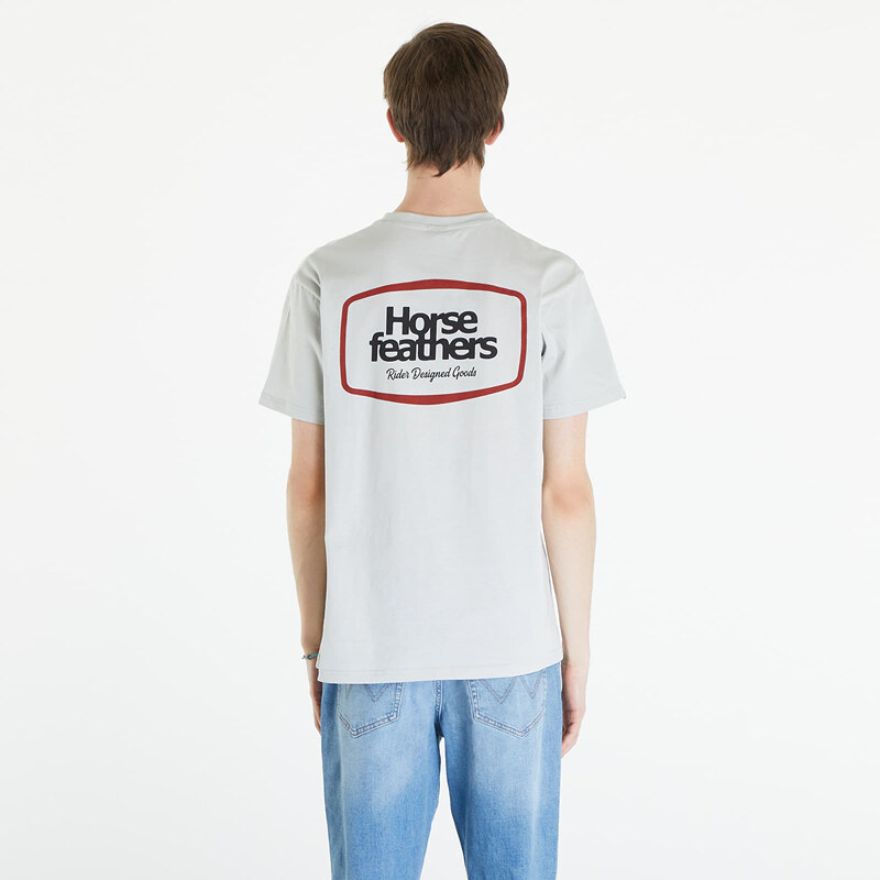 Pánské tričko Horsefeathers Bronco T-Shirt Cement