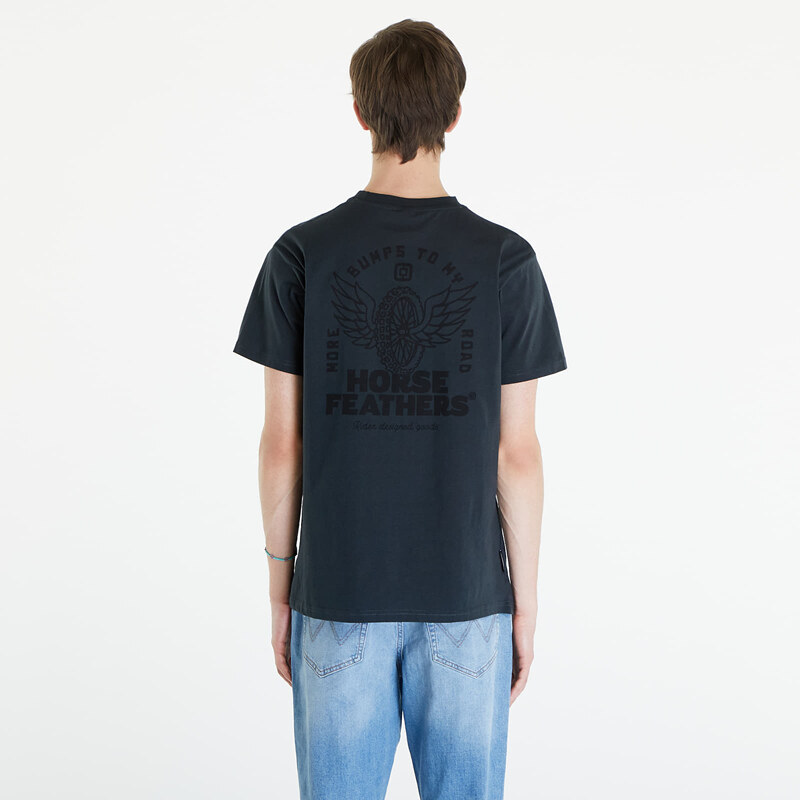 Pánské tričko Horsefeathers Wheel Tech T-Shirt Gray