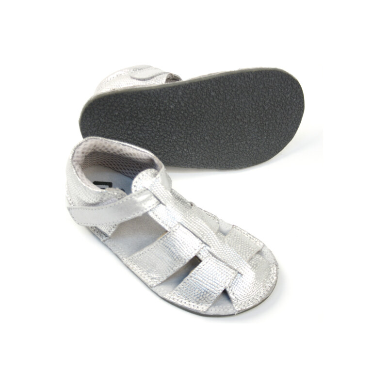 Ef Barefoot sandály Silver Velouria 2024