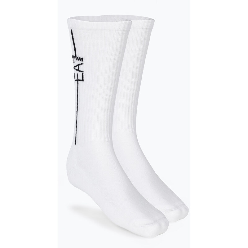 Ponožky EA7 Emporio Armani Train 2 páry white/black