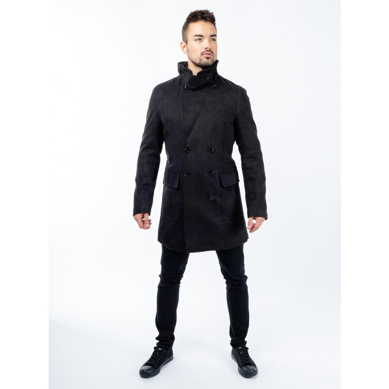 Pánský kabát GLANO - černý