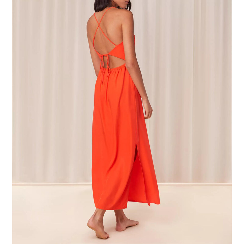 Dámské plážové šaty Beach MyWear Maxi Dress 01 sd - RED - červené 6714 - TRIUMPH