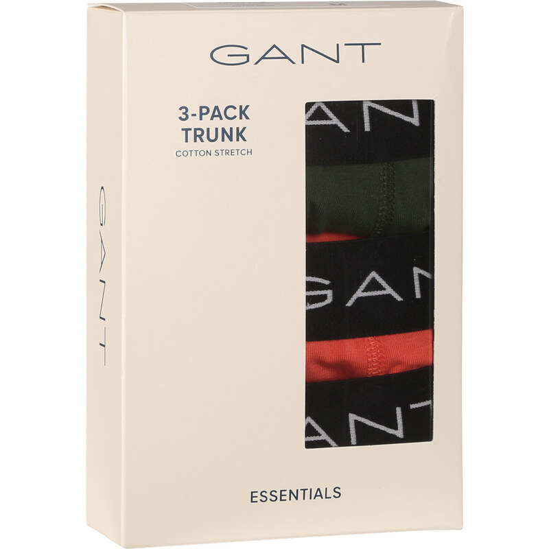 3PACK pánské boxerky Gant vícebarevné (902413003-313)