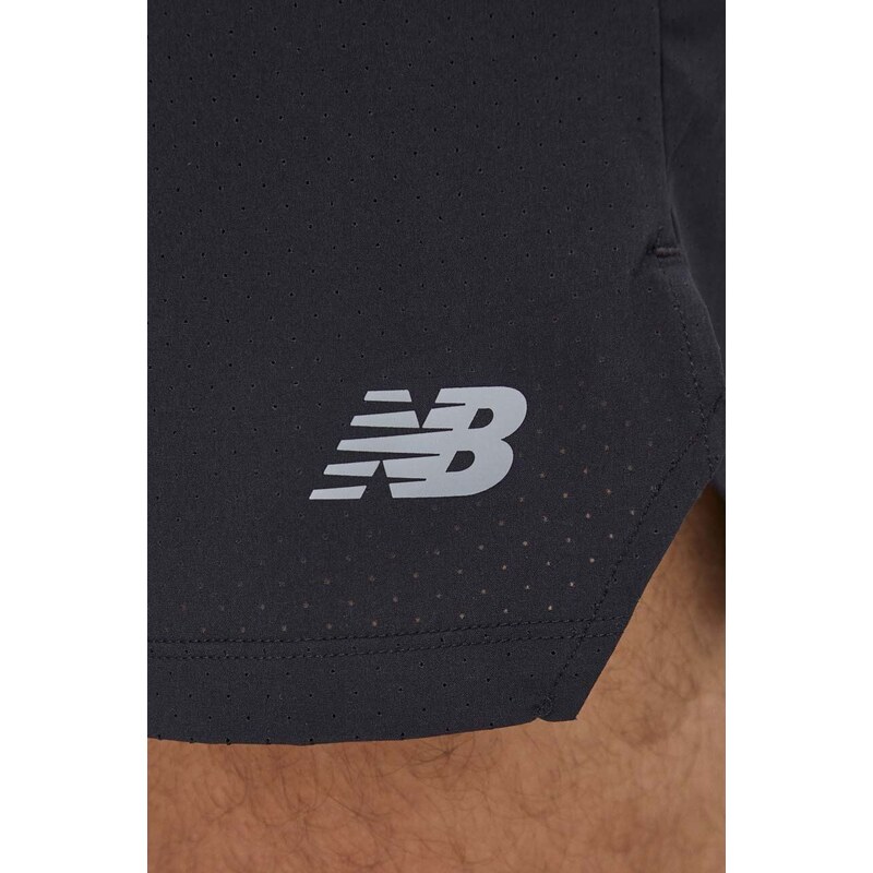 Tréninkové šortky New Balance MS41283BK černá barva, MS41283BK