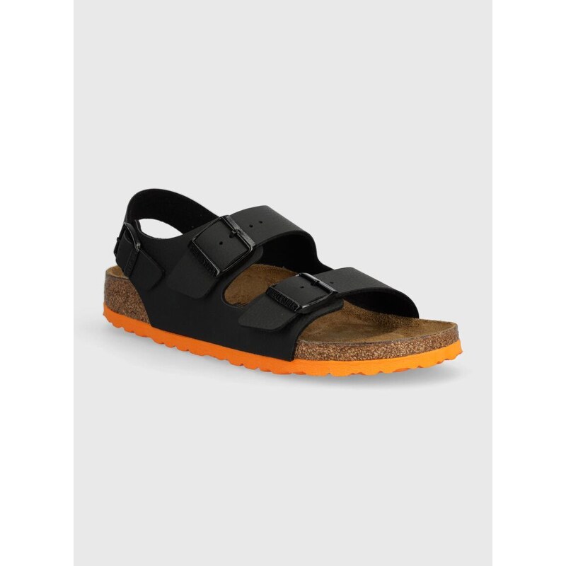 Dětské sandály Birkenstock Milano Kids BF černá barva