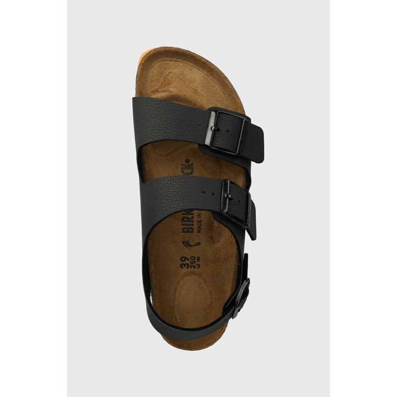 Dětské sandály Birkenstock Milano Kids BF černá barva