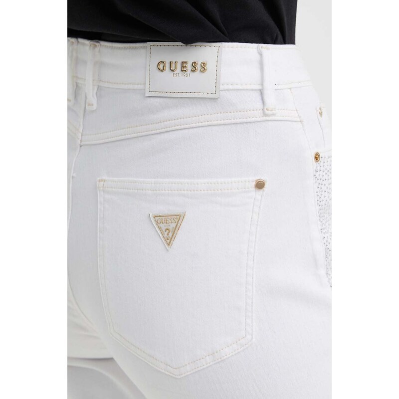 Džíny Guess 1981 KICK dámské, medium waist, W4GA0U D4PV4