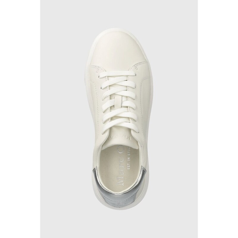 Kožené sneakers boty Marc O'Polo bílá barva, 40218103503100 NN2M3076