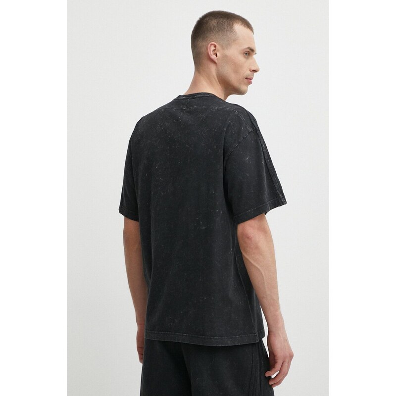 Bavlněné tričko adidas černá barva, IN3166