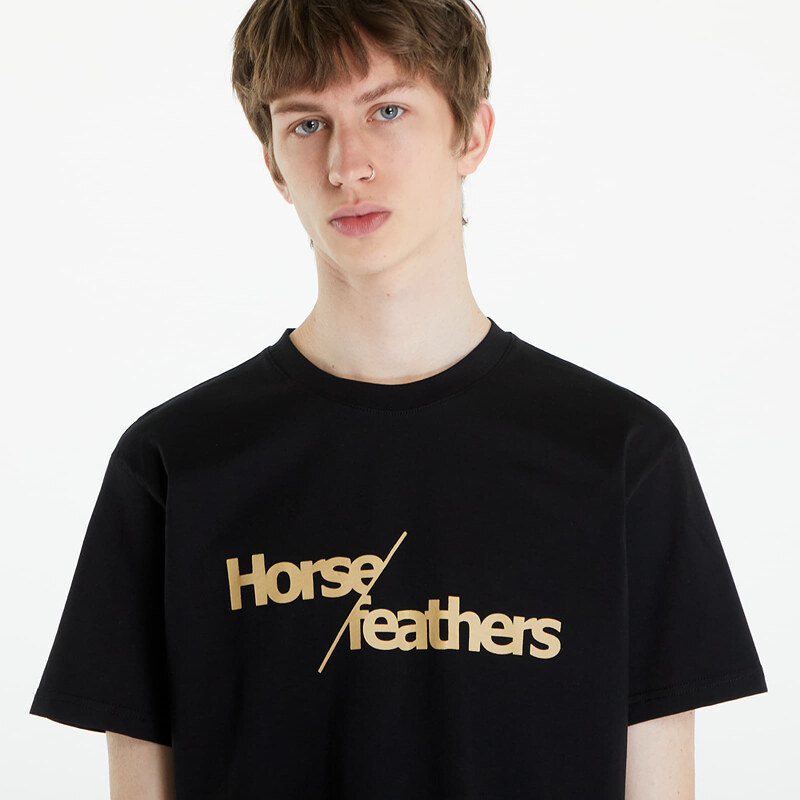 Pánské tričko Horsefeathers Slash T-Shirt Black