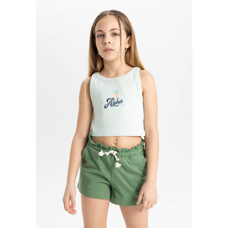 DEFACTO Girl Slim Fit Ribana Undershirt