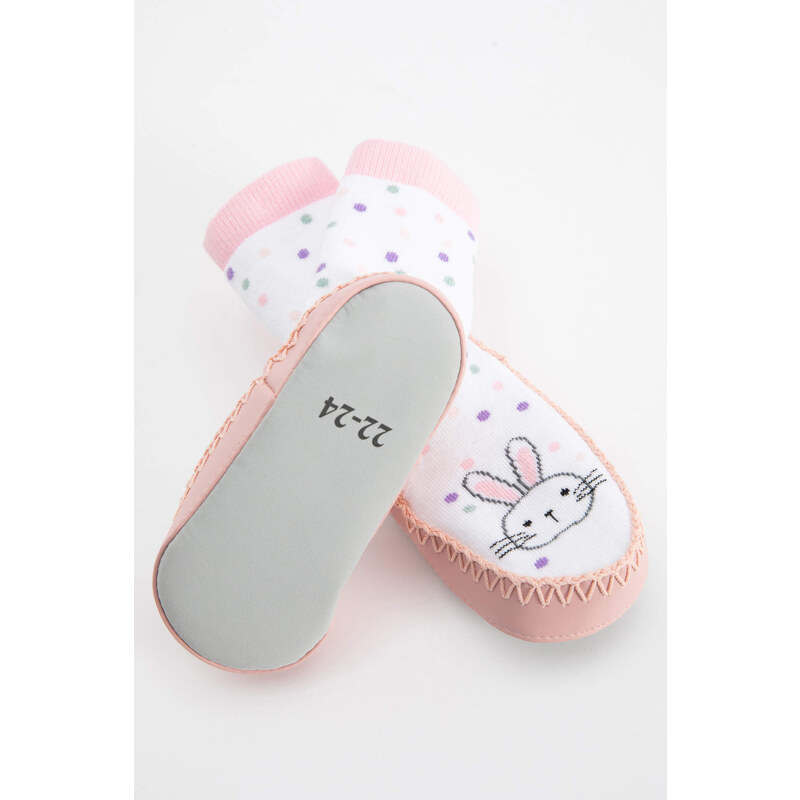 DEFACTO Baby Girl Cotton Home Socks
