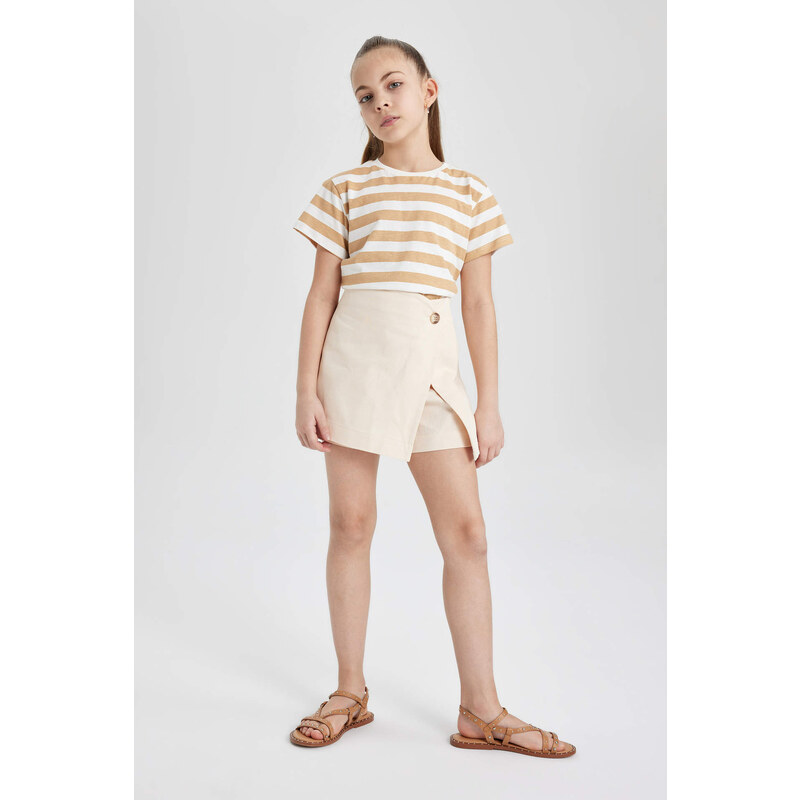 DEFACTO Girl Gabardine Regular Fit Skirt