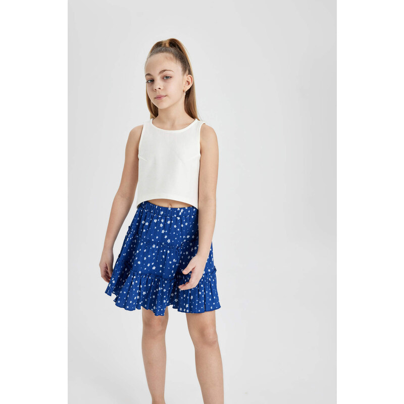 DEFACTO Girl Regular Fit Knitted Skirt