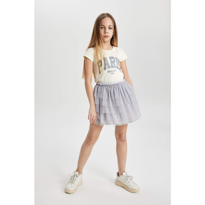 DEFACTO Girl Regular Fit Knitted Skirt