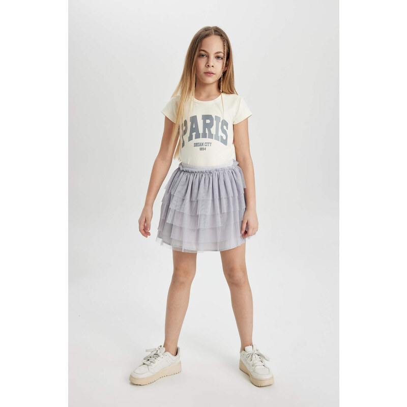 DEFACTO Girl Regular Fit Knitted Skirt