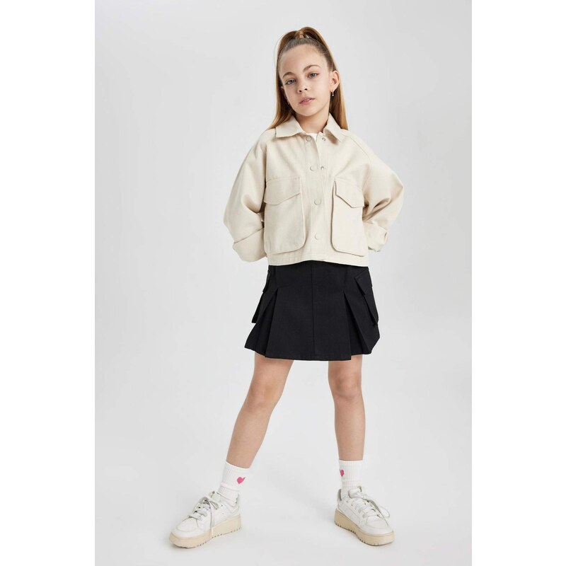 DEFACTO Girl Cotton Regular Fit Skirt