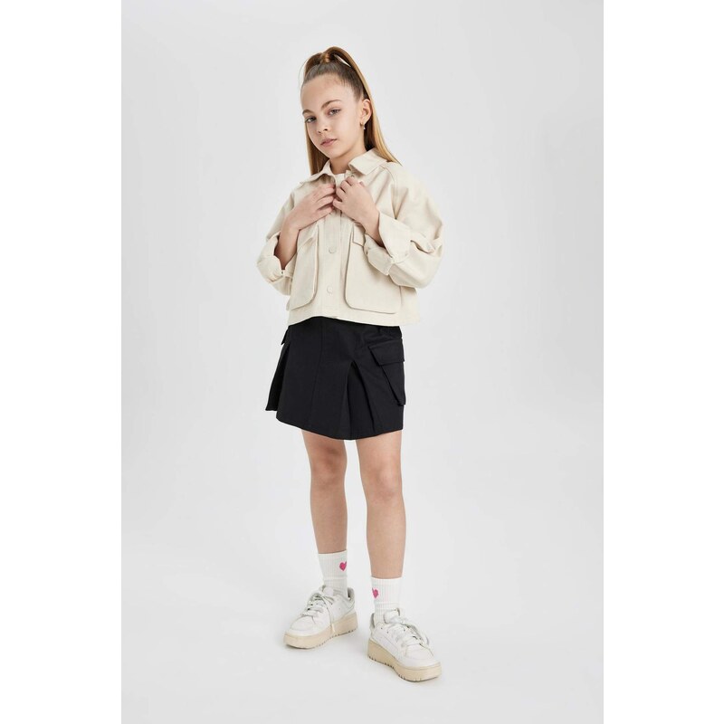 DEFACTO Girl Cotton Regular Fit Skirt