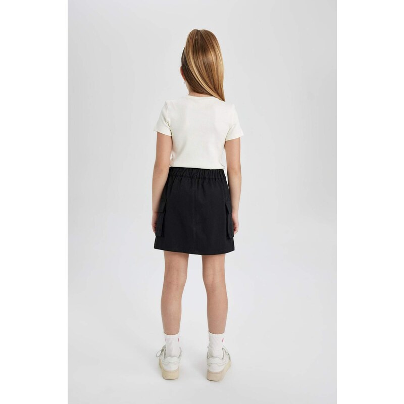 DEFACTO Girl Cotton Regular Fit Skirt