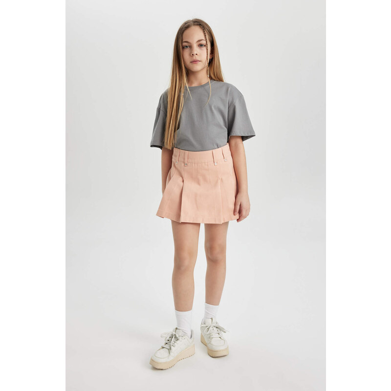 DEFACTO Girl Gabardine Regular Fit Skirt