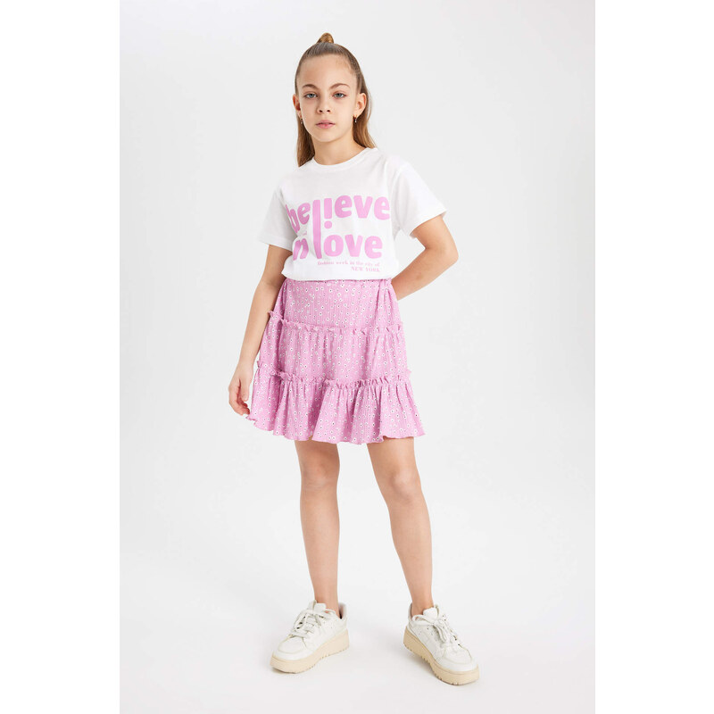 DEFACTO Girl Regular Fit Knitted Skirt