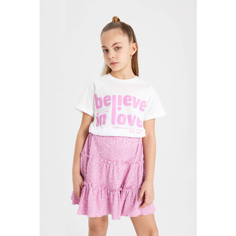 DEFACTO Girl Regular Fit Knitted Skirt