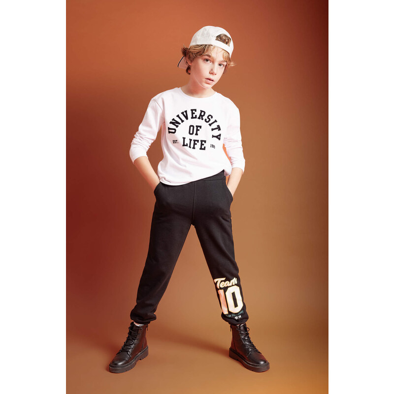 DEFACTO Boy Printed Sweatpants