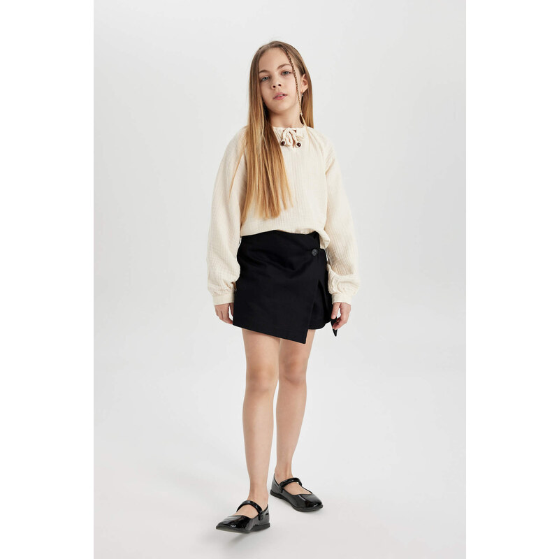 DEFACTO Girl Gabardine Regular Fit Skirt