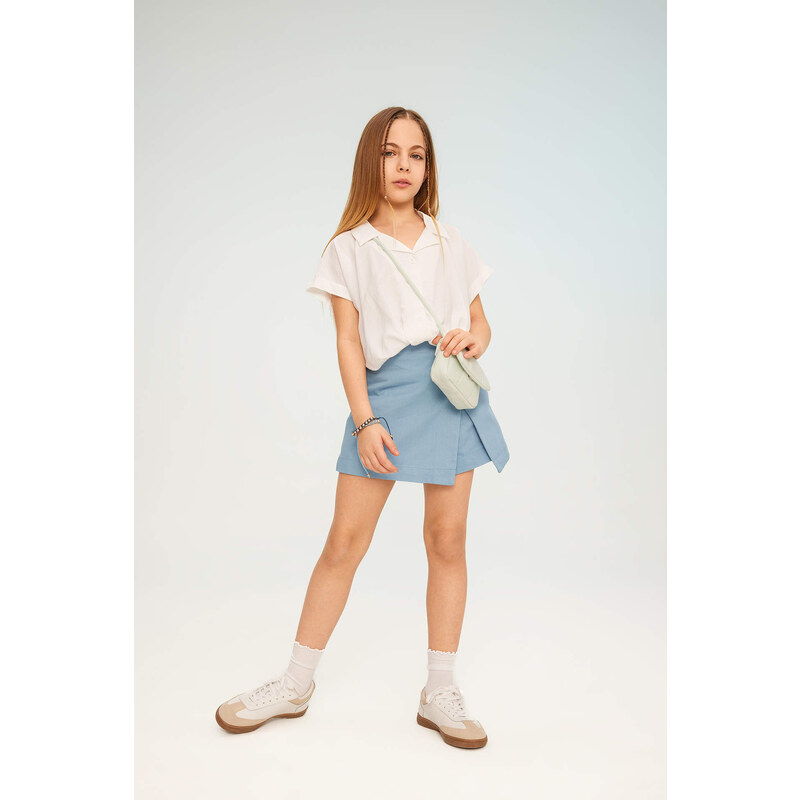 DEFACTO Girl Gabardine Regular Fit Skirt