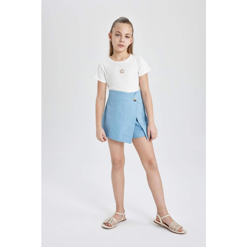 DEFACTO Girl Gabardine Regular Fit Skirt