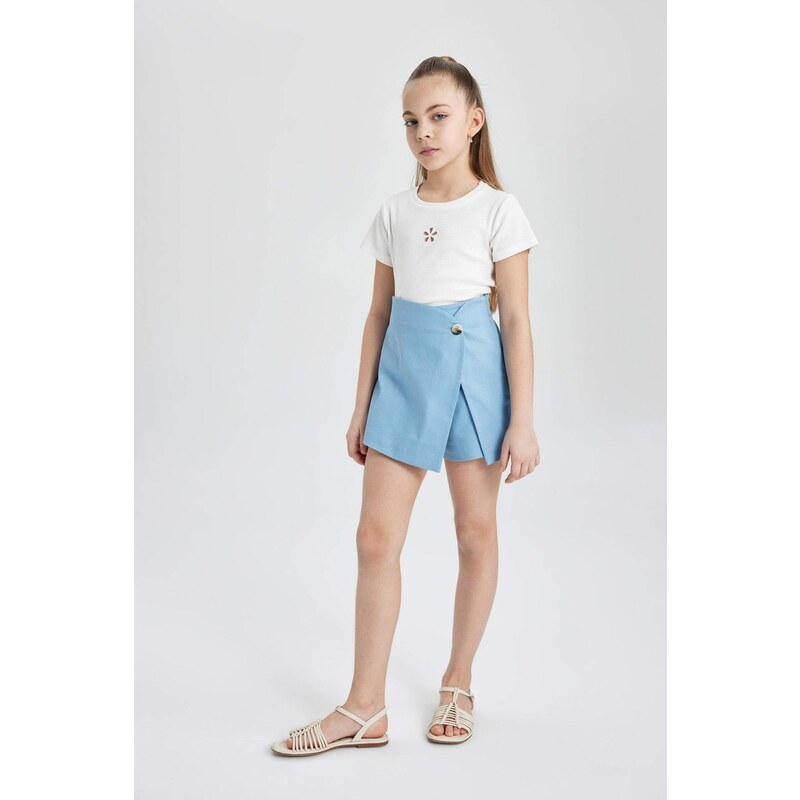 DEFACTO Girl Gabardine Regular Fit Skirt