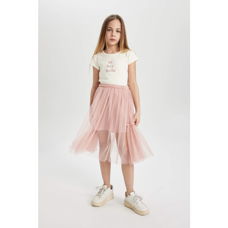 DEFACTO Girl Regular Fit Knitted Skirt