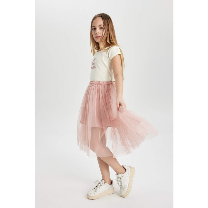 DEFACTO Girl Regular Fit Knitted Skirt