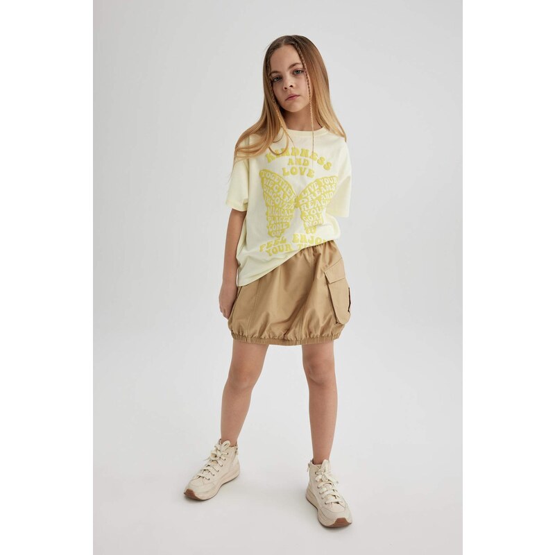 DEFACTO Girl Poplin Regular Fit Skirt