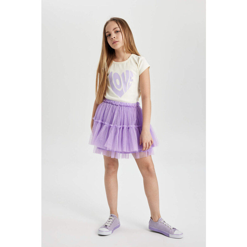 DEFACTO Girl Regular Fit Knitted Skirt