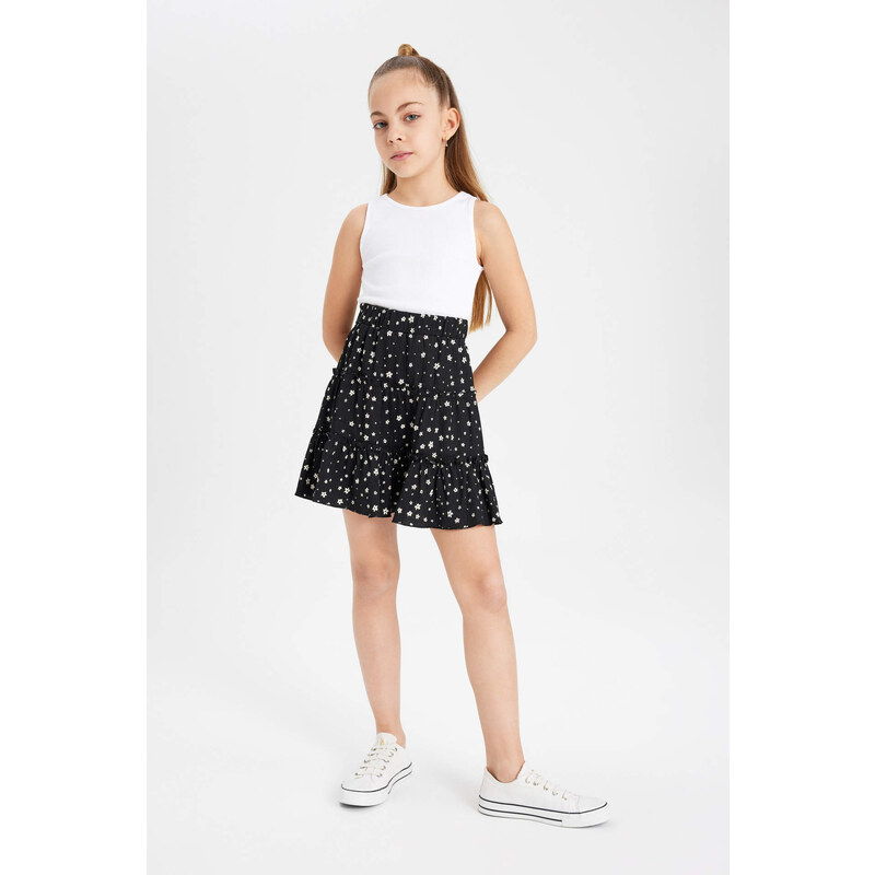 DEFACTO Girl Regular Fit Knitted Skirt