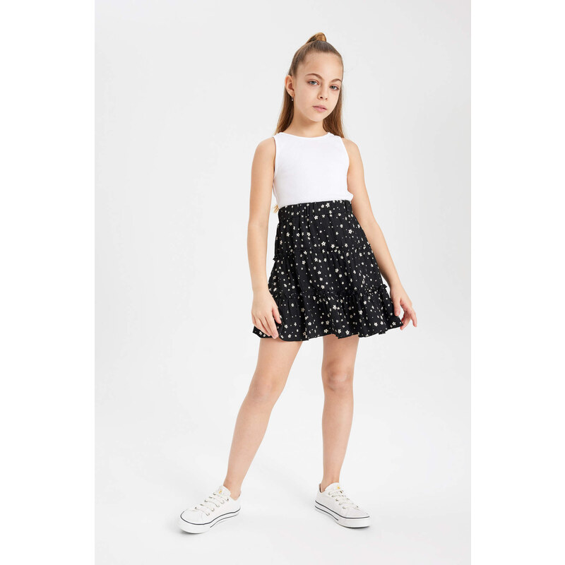 DEFACTO Girl Regular Fit Knitted Skirt